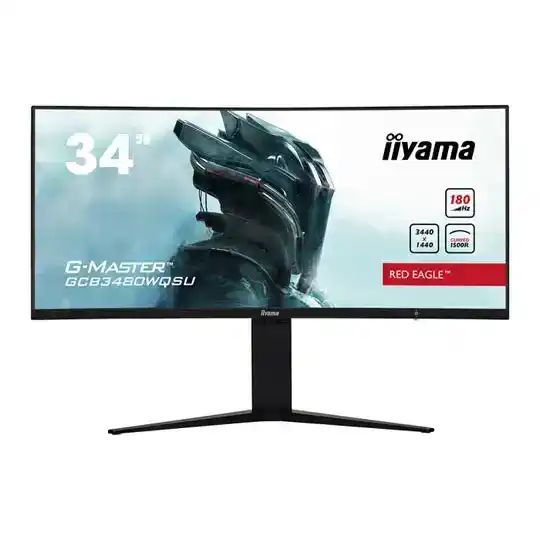 iiyama G-Master 34" Ultra-Wide Quad HD 180Hz FreeSync Curved VA Monitor